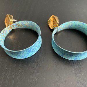 Avon Turquoise Pierced Earrings